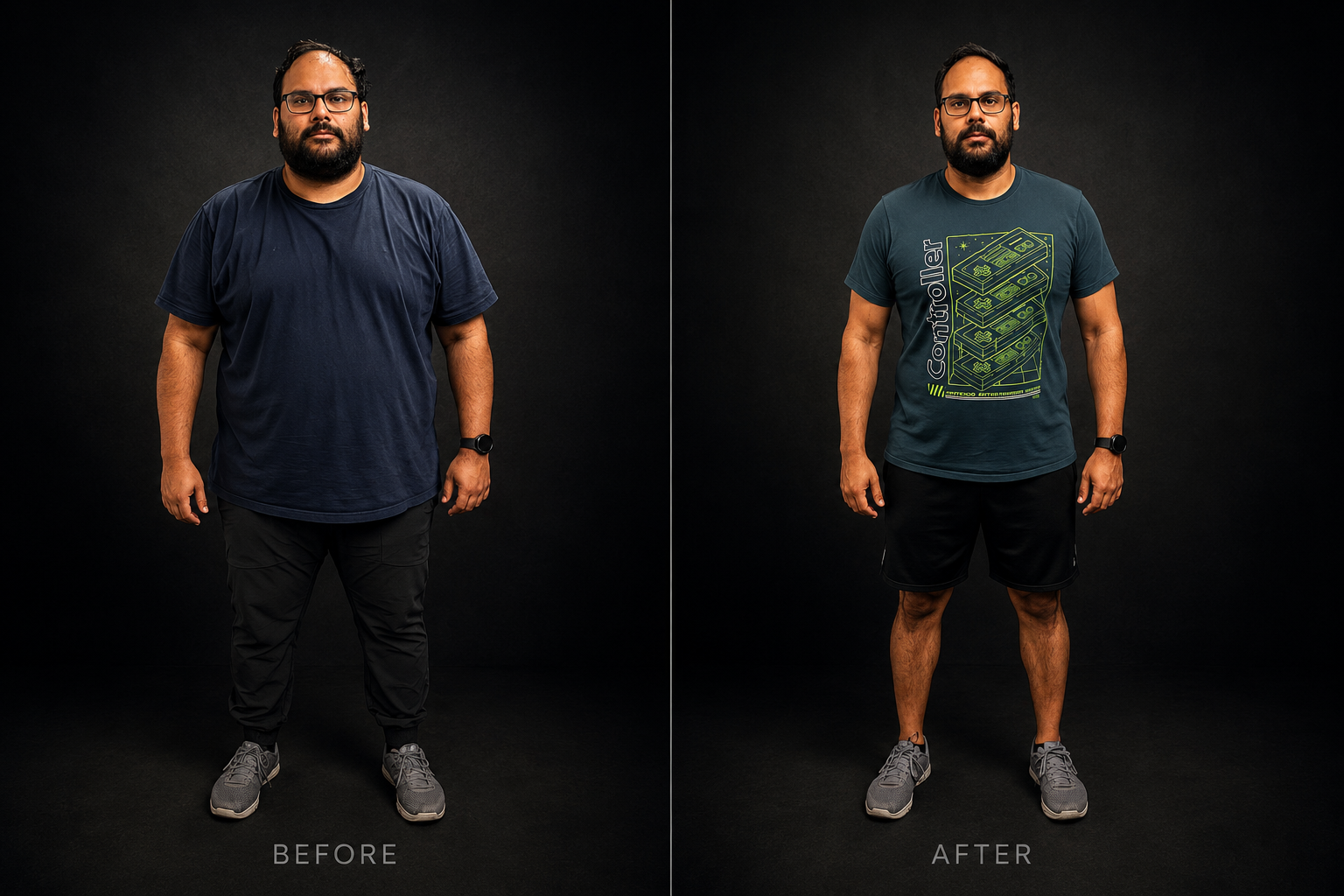 Pratik — 50 lbs lost in 12 months with Maggione Fit